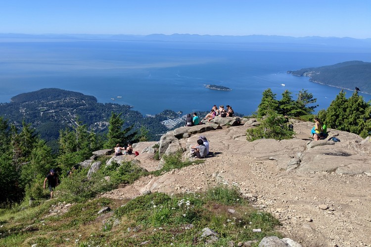 Eagle Bluffs viewpoint in Cypress Provincial Park, West Vancouver, British Columbia
