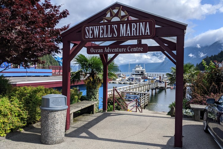Sewell's Marina boat rentals at Horseshoe Bay in West Vancouver, Sea to Sky Highway attractions