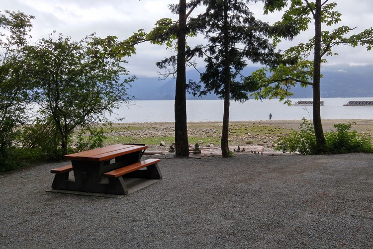 campground at Porteau Cove Provincial Park British Columbia