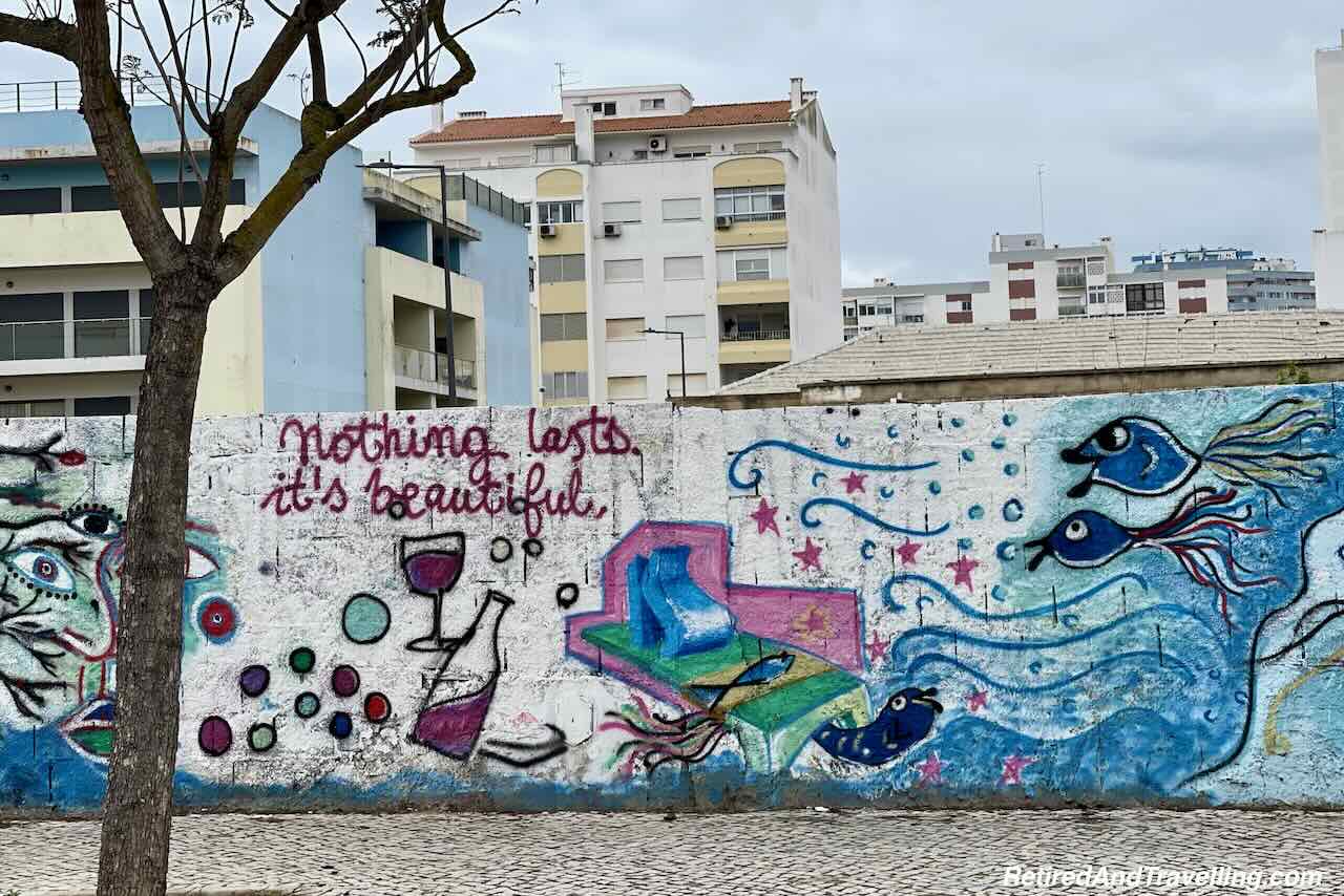 Street Art Mural - Wandering In Portimao For A Day in Algarve Portugal