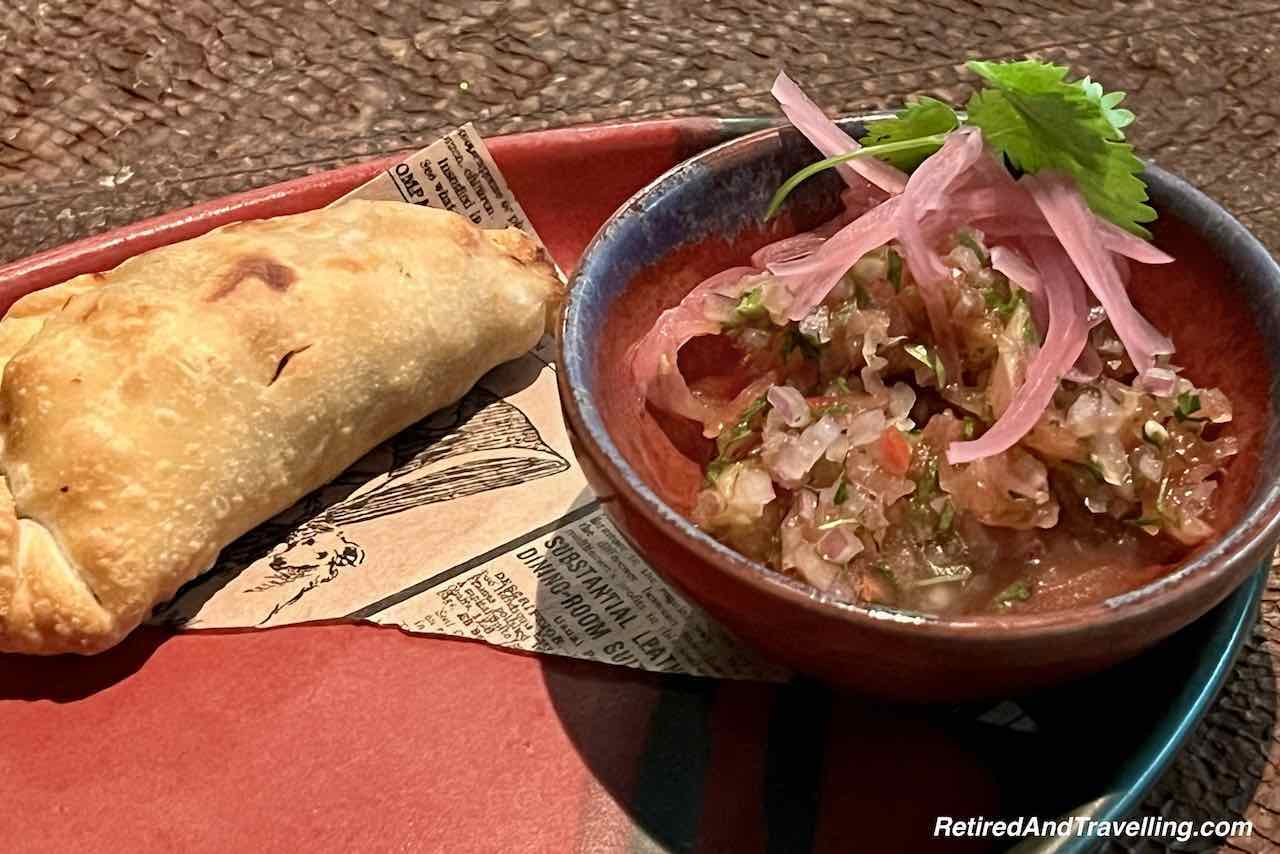 Santiago Chile Ritz-Carlton Local Food Empanada - Plan South America Visits On A Cruise To Antarctica