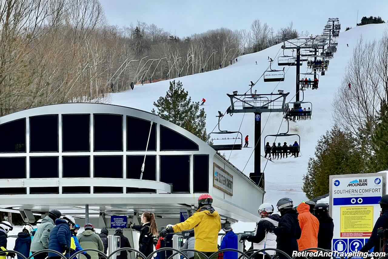 Ski Hill And Lifts - Blue Mountain Winter Escape In Collingwood Ontario