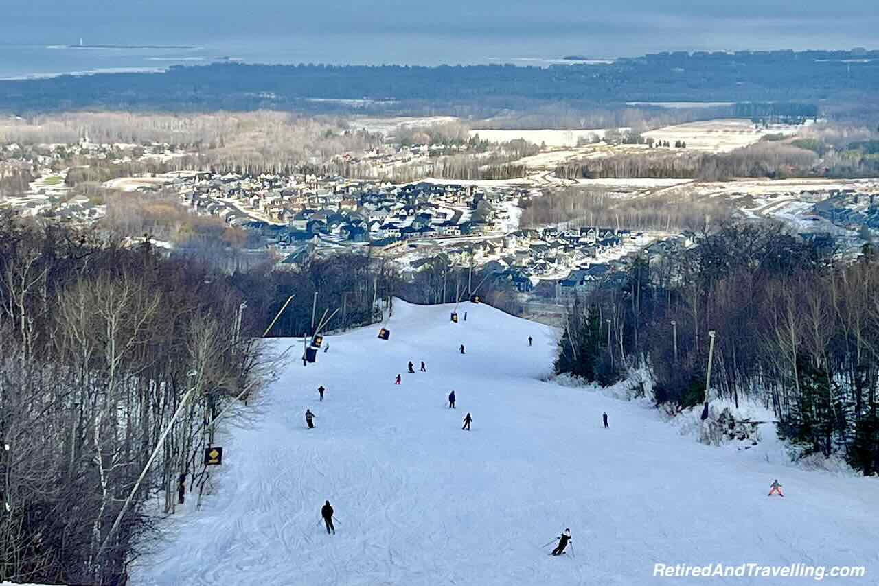 Ski Hill And Lifts - Blue Mountain Winter Escape In Collingwood Ontario