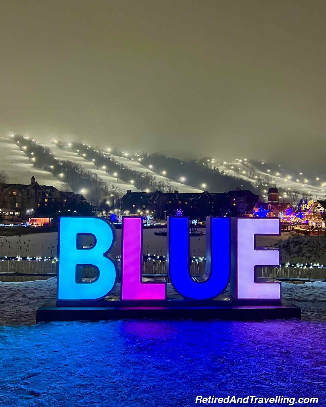 Blumination Colour - Blue Mountain Winter Escape In Collingwood Ontario
