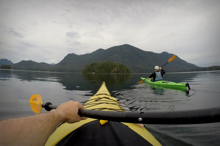 sea kayaking in Tofino, British Columbia