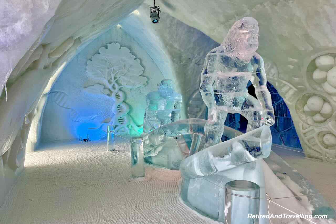 Ice Hotel Inside Entrance - Winter Fun At The Hotel De Glace In Quebec