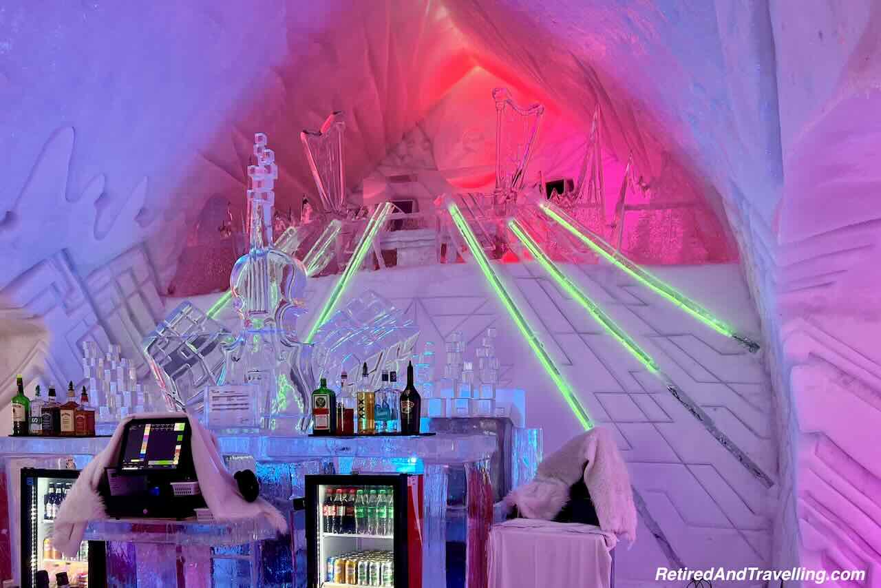 Ice Hotel Inside Bar