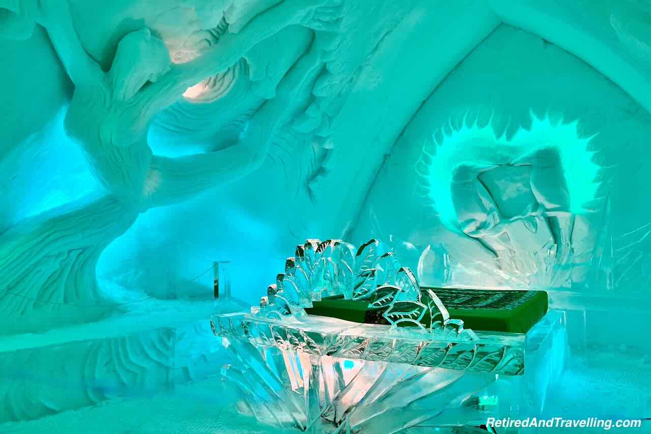 Ice Hotel Suite - Winter Fun At The Hotel De Glace In Quebec