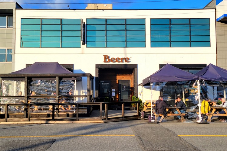 Beere Brewing in North Vancouver Beer District on Esplanade Ave 