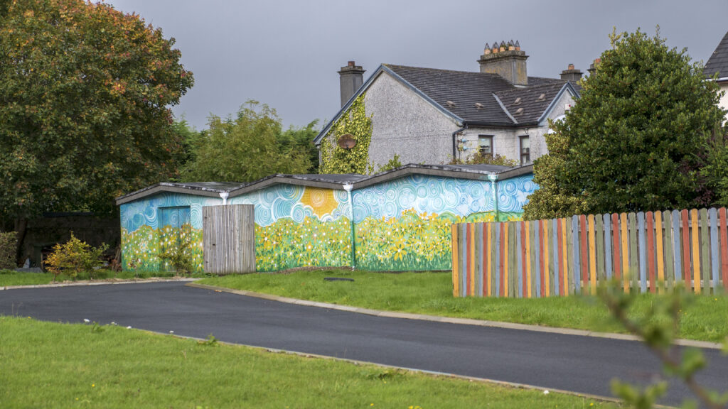 Pretty fence in Galway