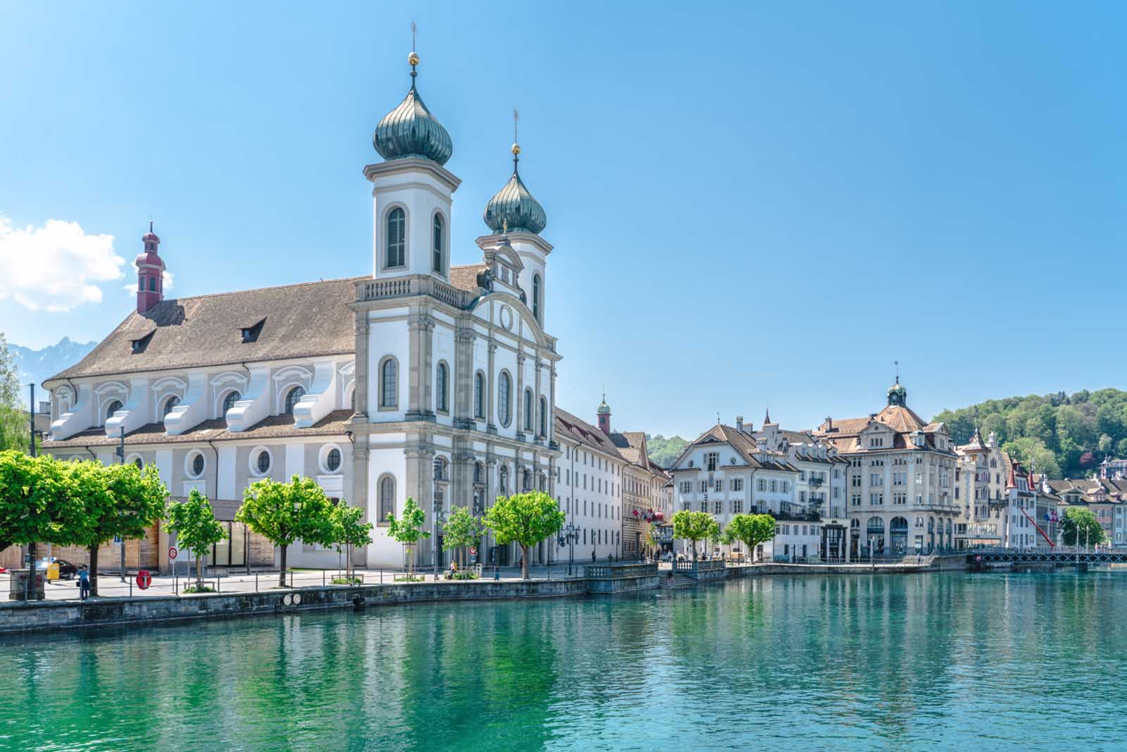 Best things to do in Lucerne Switzerland Jesuit Church
