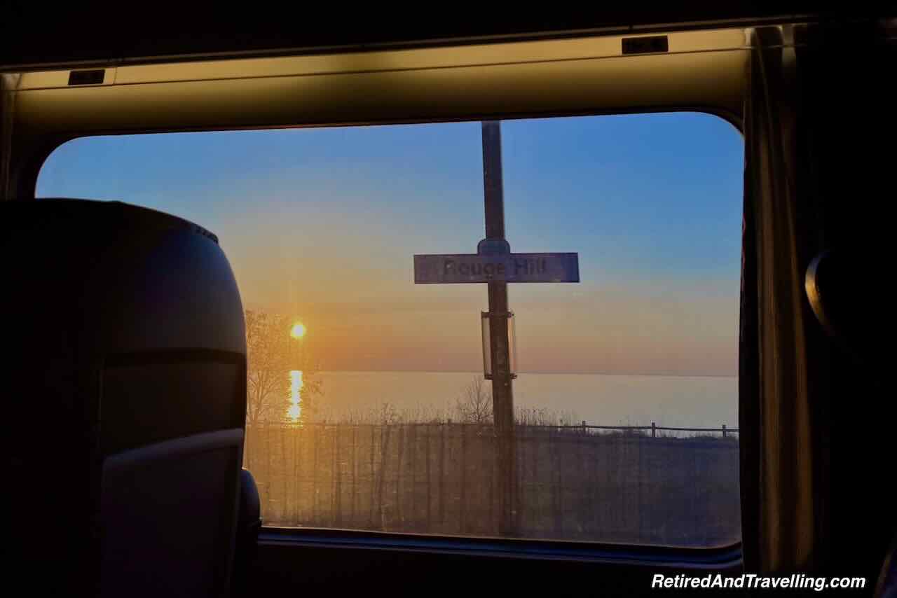 Via Rail Business Class Sunrise View