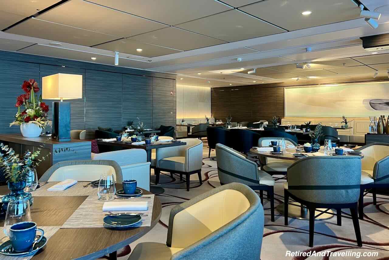 Evrima Dining Room - First Ritz-Carlton Yacht Experience on Evrima 