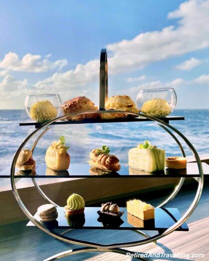 Afternoon Tea - First Ritz-Carlton Yacht Experience on Evrima 