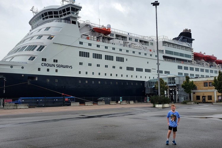 Crown Seaways DFDS ferry ship Oslo to Copenhagen