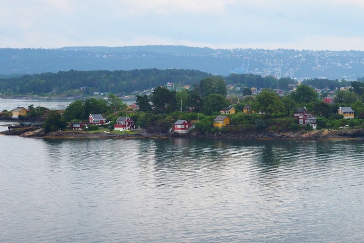 scenery on the DFDS Ferry from Oslo To Copenhagen, Norway to Denmark ferry travel 