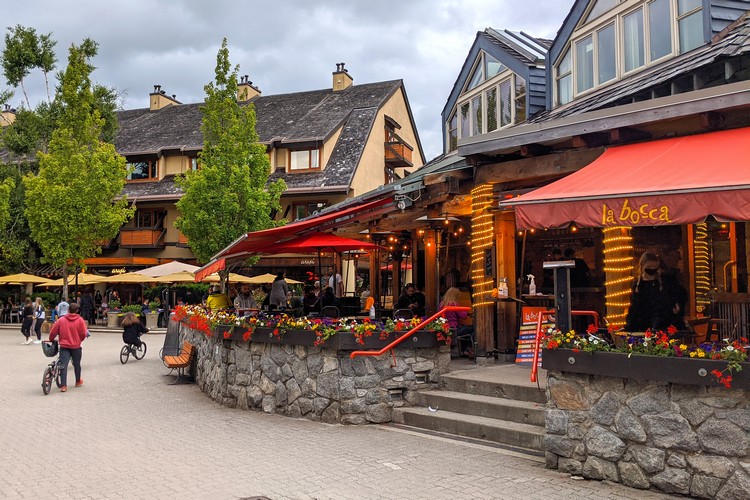 La Bocca restaurant in Whistler Village, Canada