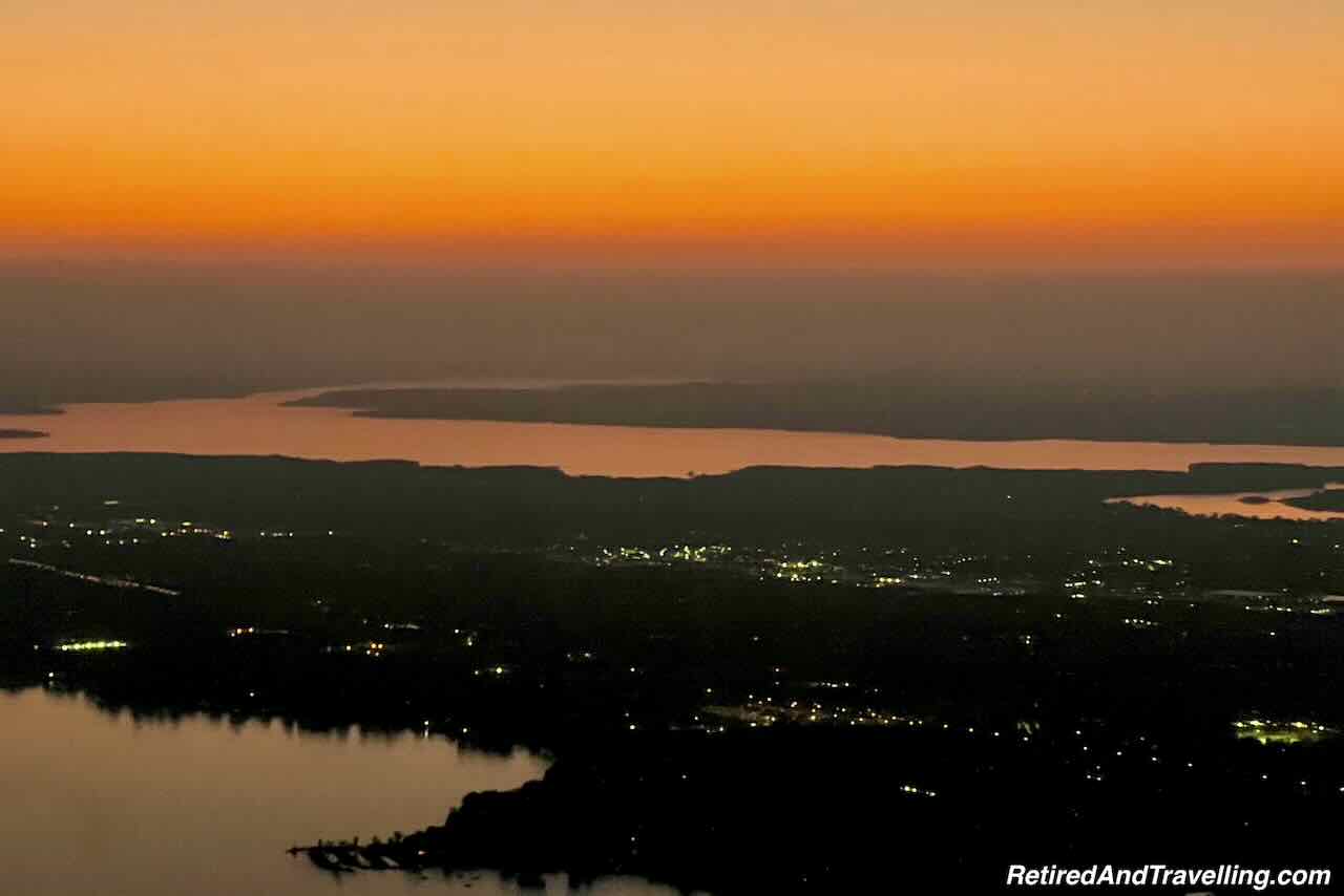 Inflight Montreal Sunset