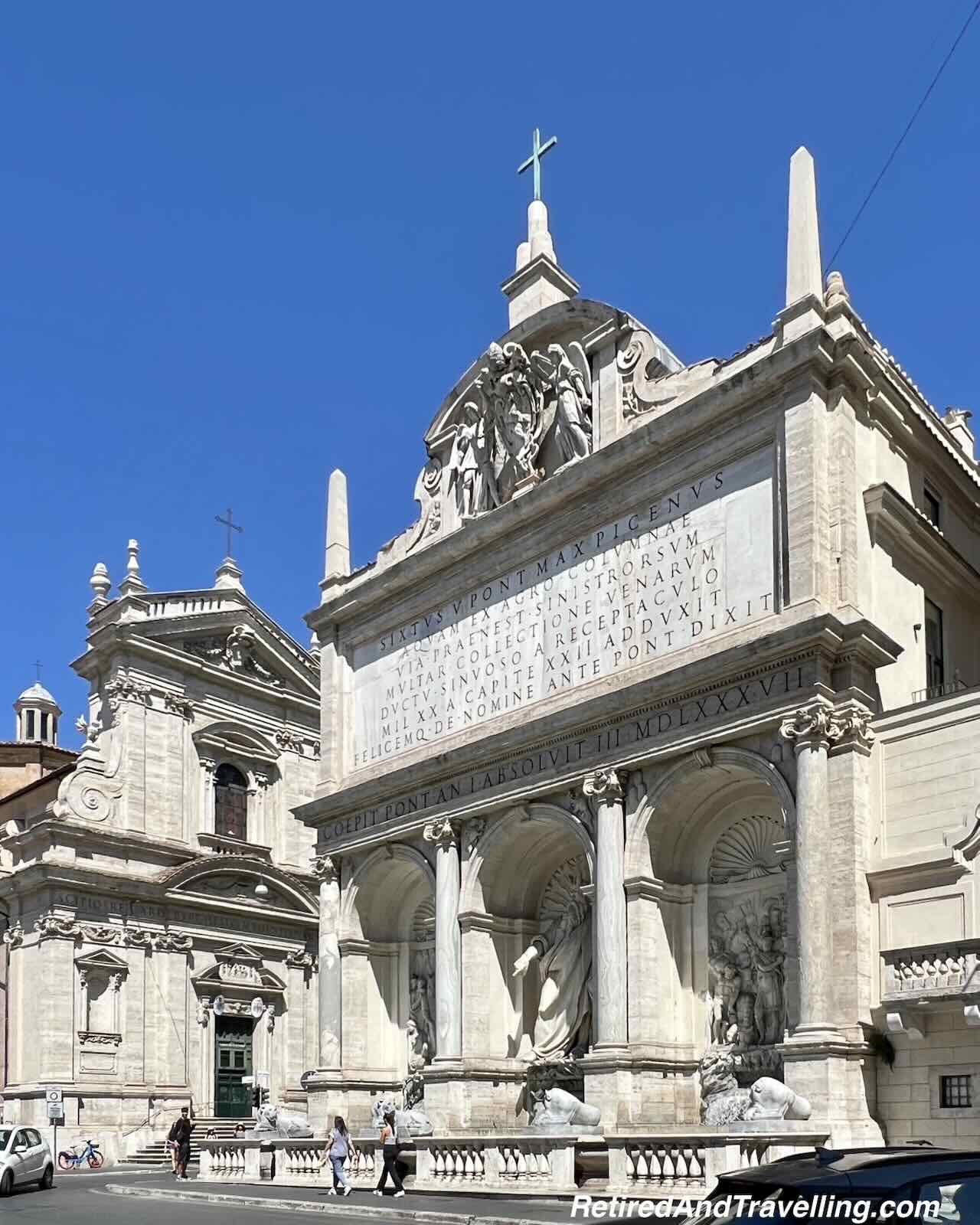 Fountain Fontana Dell Acqua Felice - Start An Italy Visit In Rome