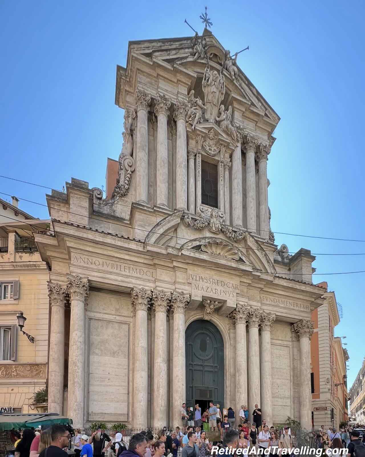 Church Chiesa di Santi Vincenzo e Antasasio Trevi - Start An Italy Visit In Rome