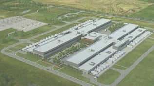 Rendering of Meta’s data center in Kansas City