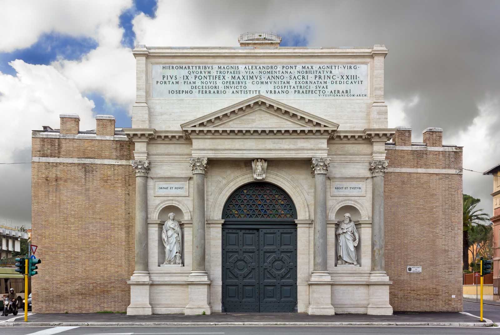 Porta Pia in the Nomentano Neighbourhood