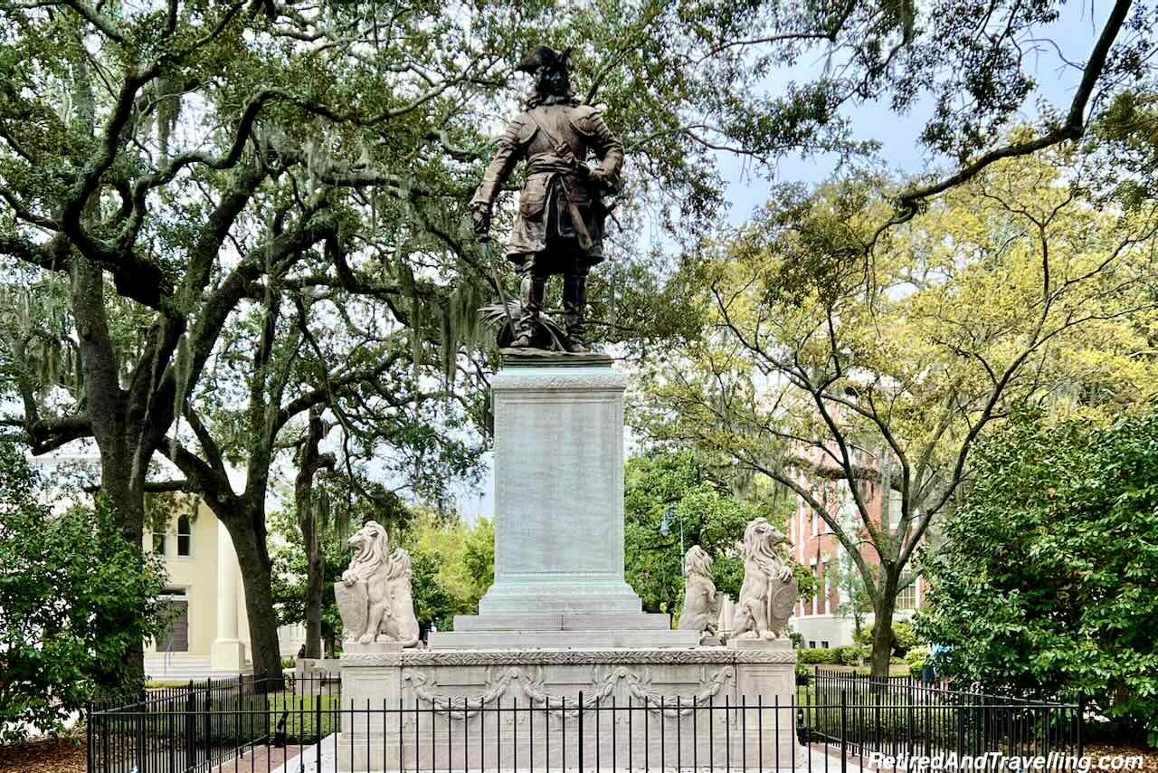 Chippewa Oglethorpe Statue - Exploring The Sights In Savannah Georgia
