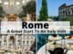 Start An Italy Visit In Rome