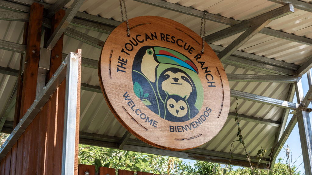 Toucan Rescue Ranch Sign