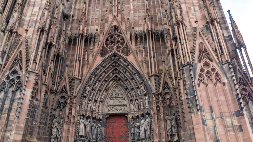 Strasbourg Cathedral exterior carvings