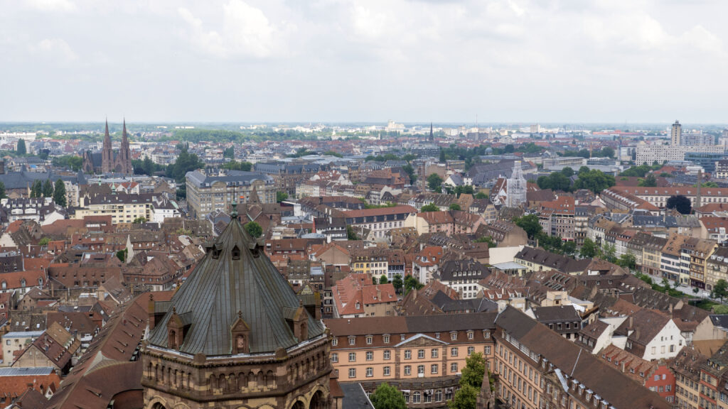 Top of the Strasbourg Cathedral