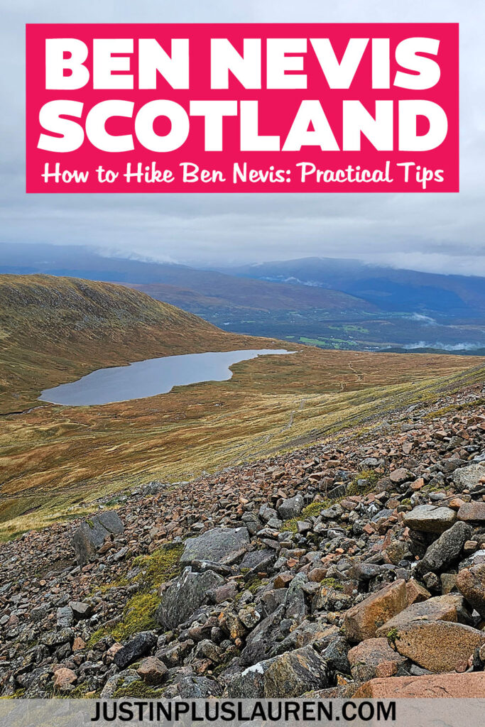 Thinking about hiking Ben Nevis? Here's how to climb Ben Nevis with the walking route, practical tips and advice for bagging this munro.