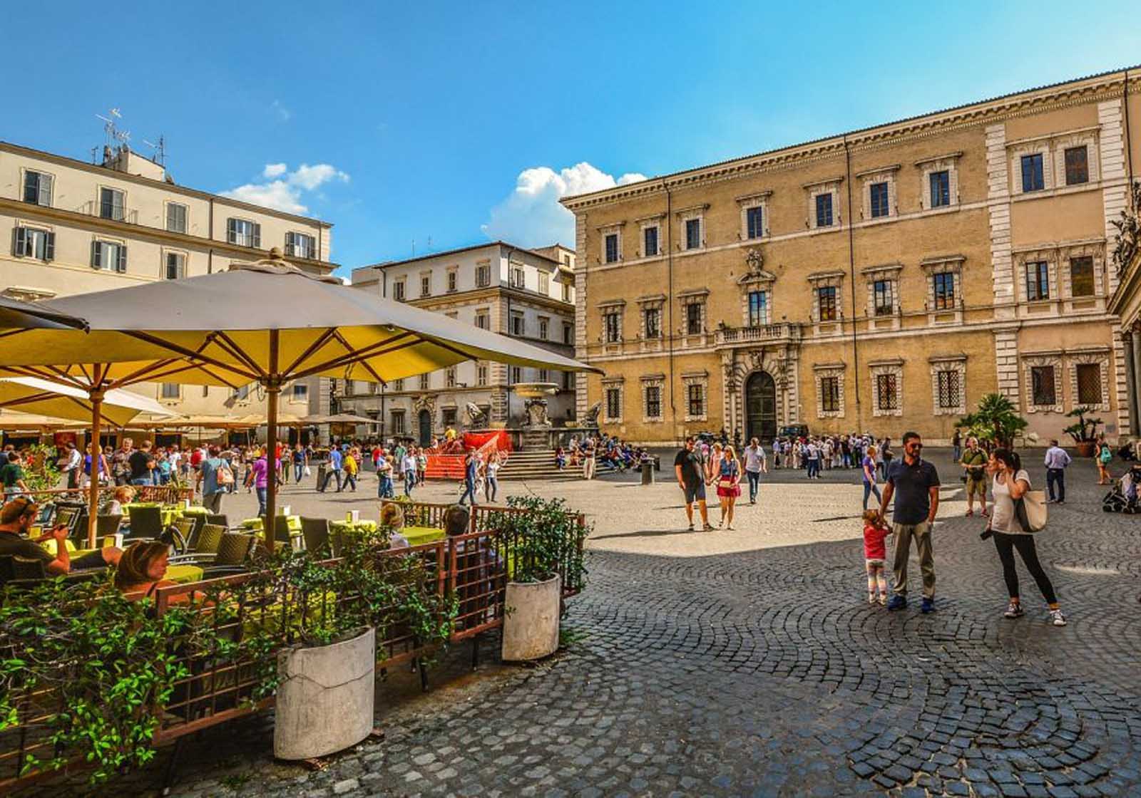 Trastevere neighbourhood in Rome