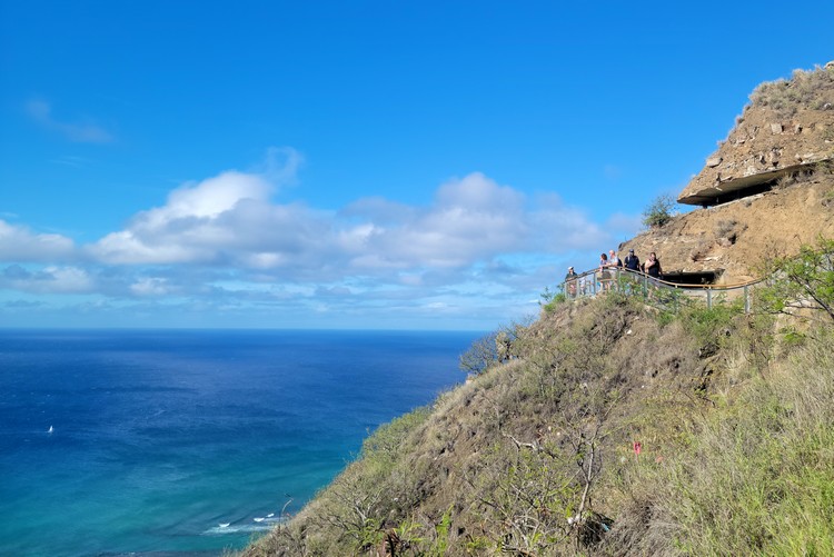 outside view of Diamond Head bunker 