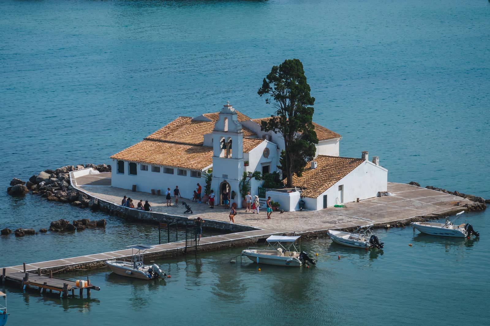 vlacherna monastery corfu greece