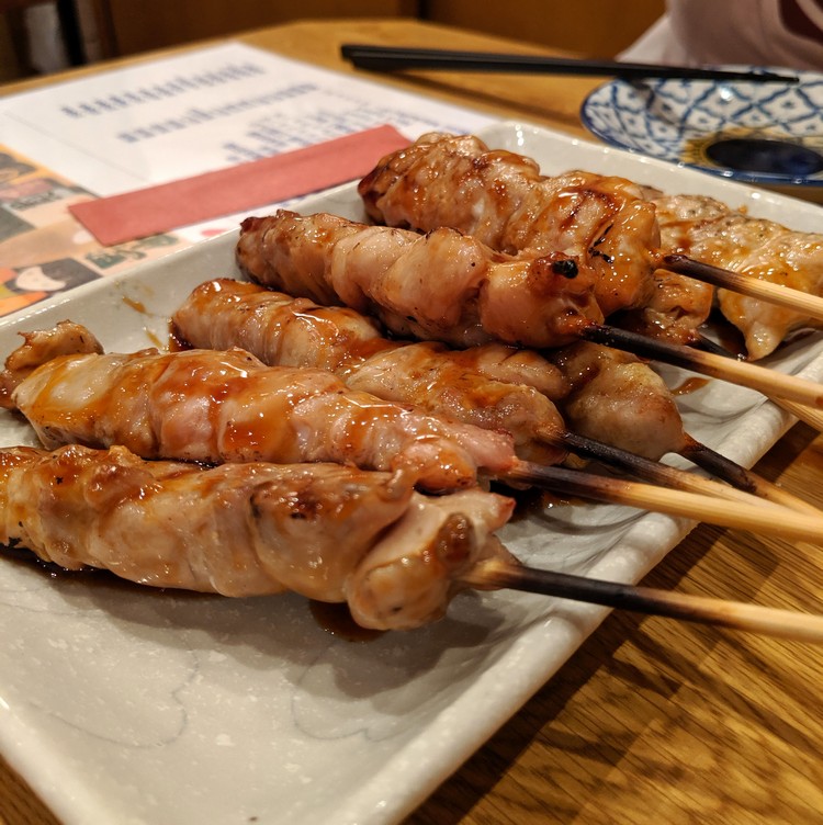 Yakitori chicken skewers, quick guide to Japanese food for travellers