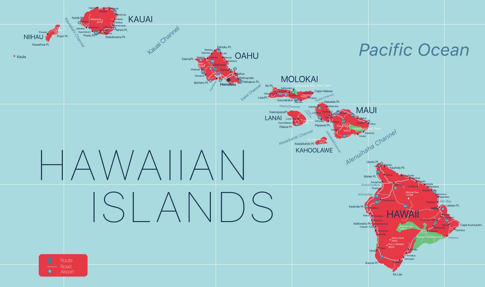 Hawaiian island facts Archipelago