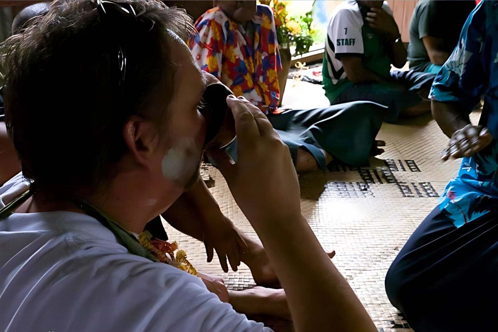 drinking kava