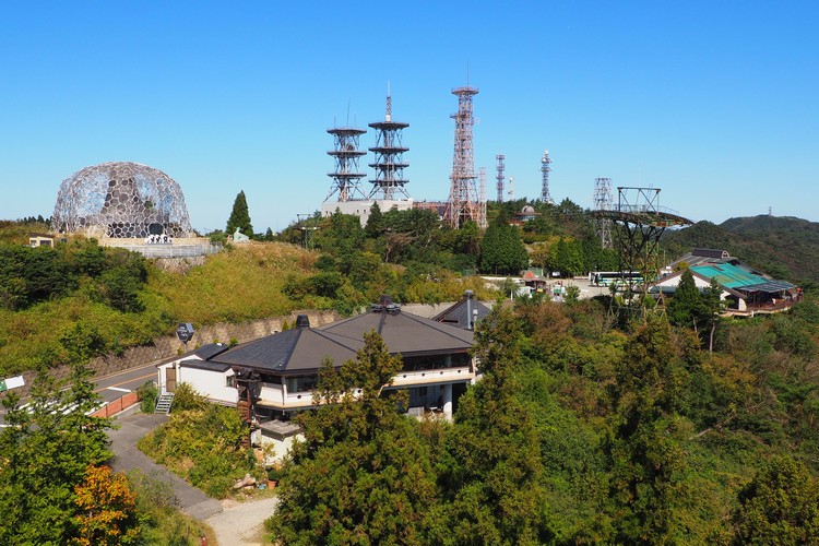 Rokko Shidare Observatory on Mount Rokko in Kobe, Japan