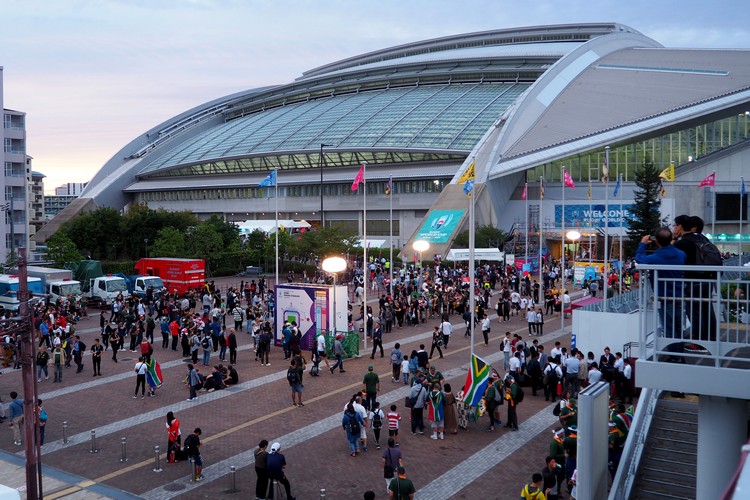 Rugby Match at Kobe Misaki Stadium, things to do in Kobe Japan