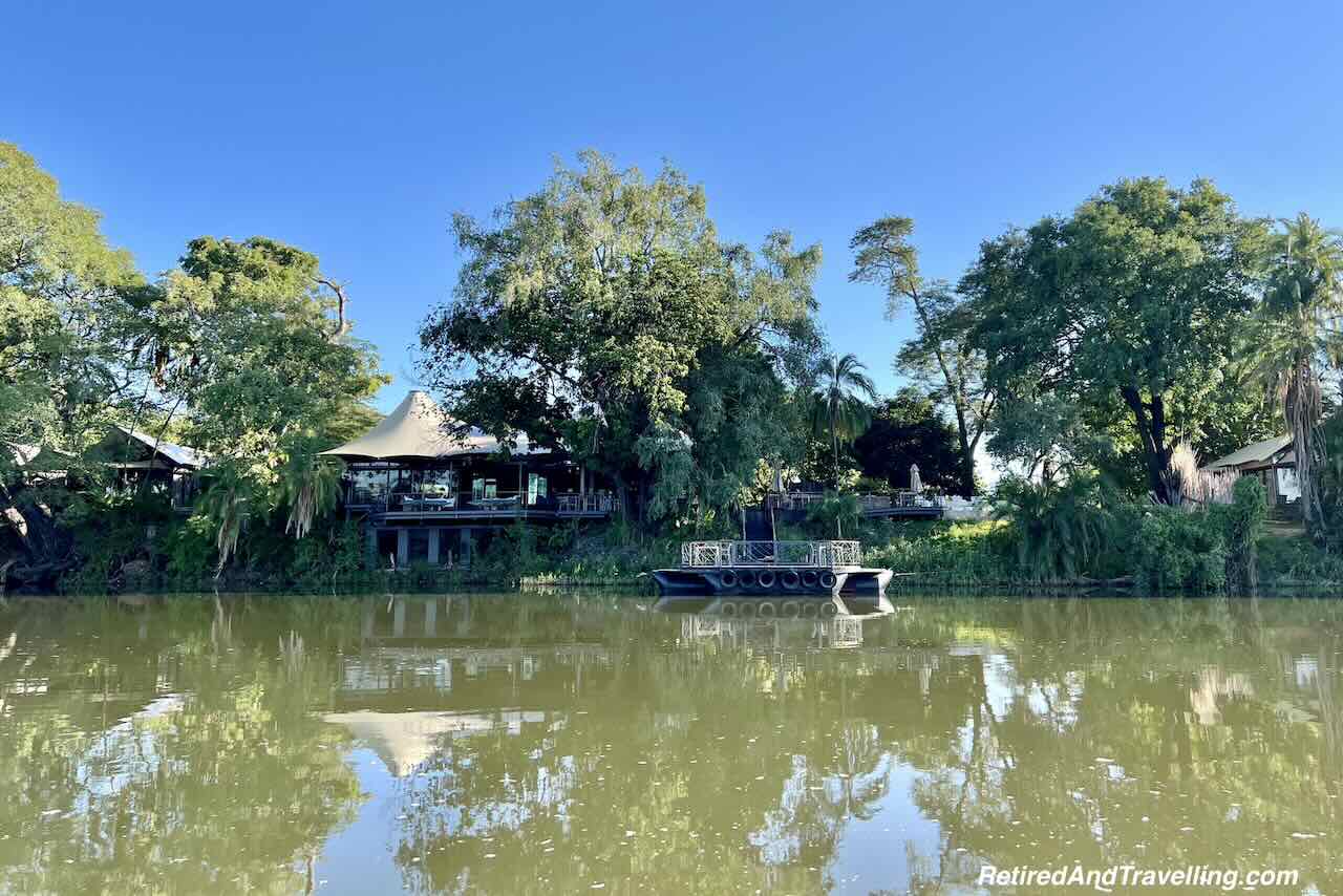 From Water  - Safari Lodge Stay In Zambia At Thorntree River Lodge