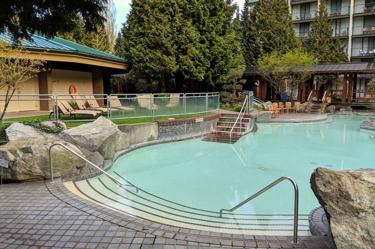 Outdoor Family Pool at British Columbia hot springs