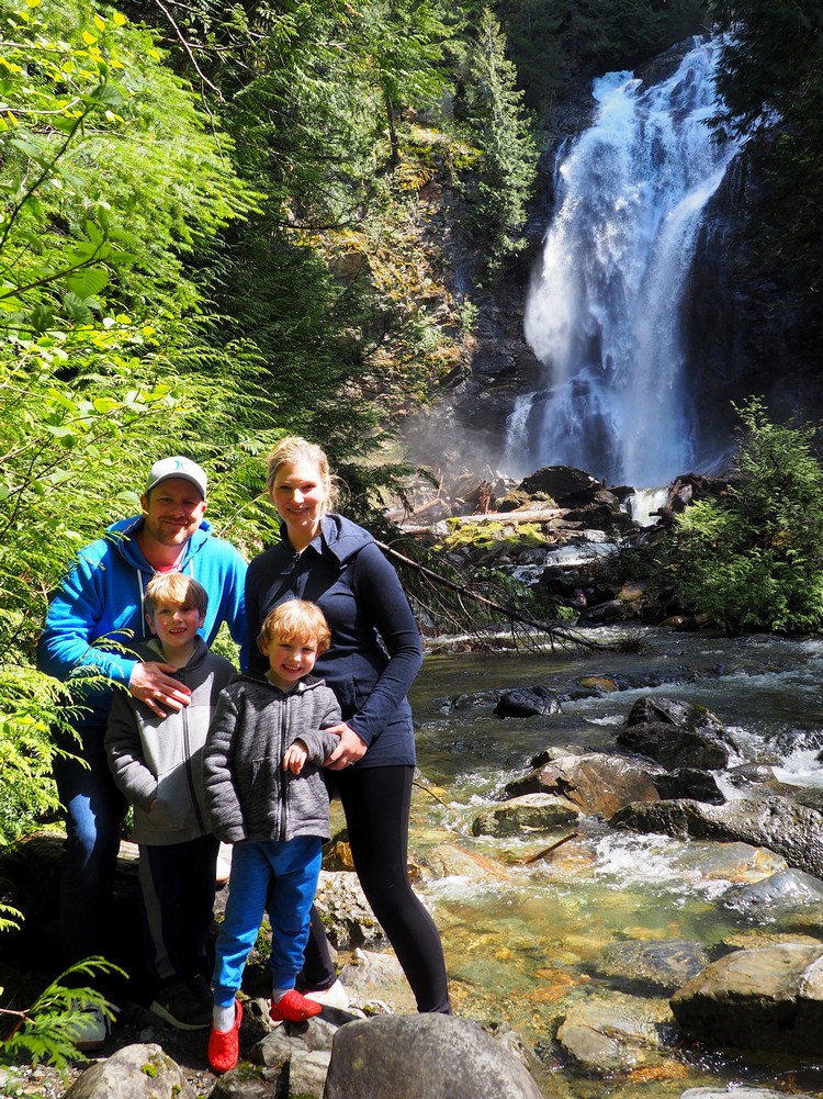 Rainbow Falls Harrison Lake British Columbia