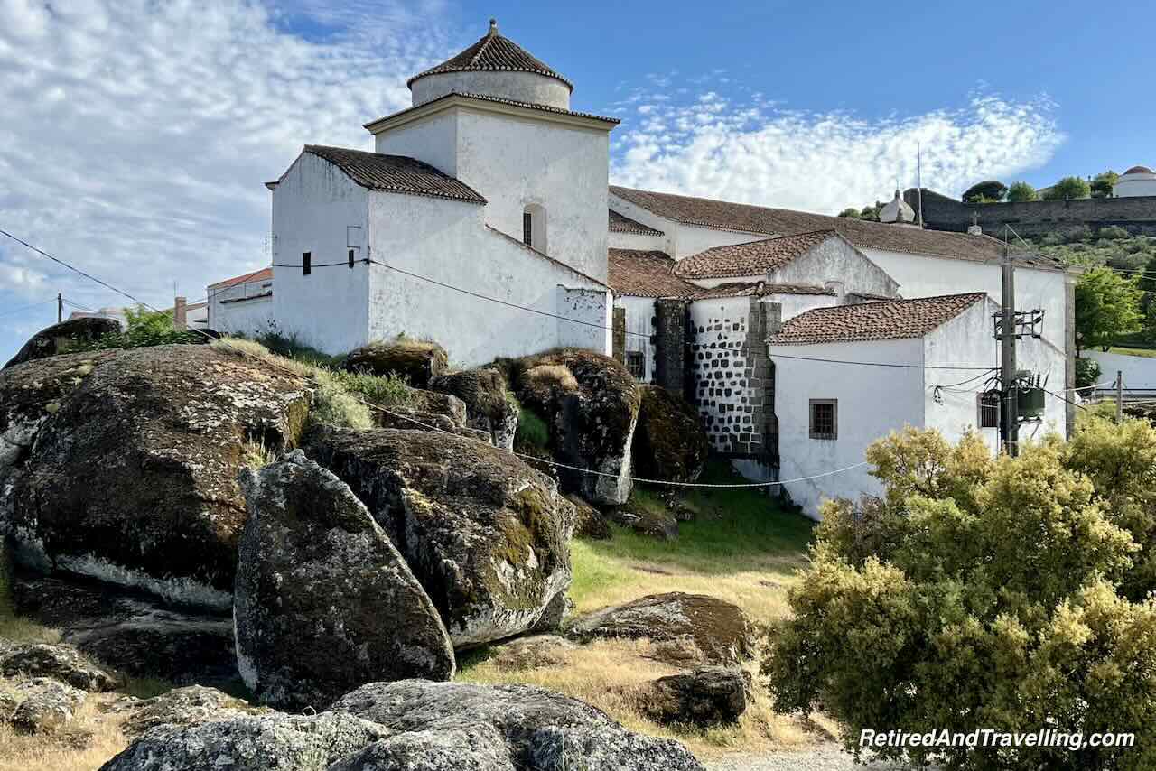 Marvao Convento de Nossa Senhora da Estrela - Marvao for sunset in Alentejo Portugal