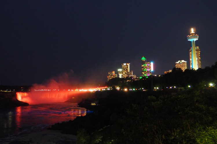 Night Skyline, Niagara Falls, Ontario, Canada