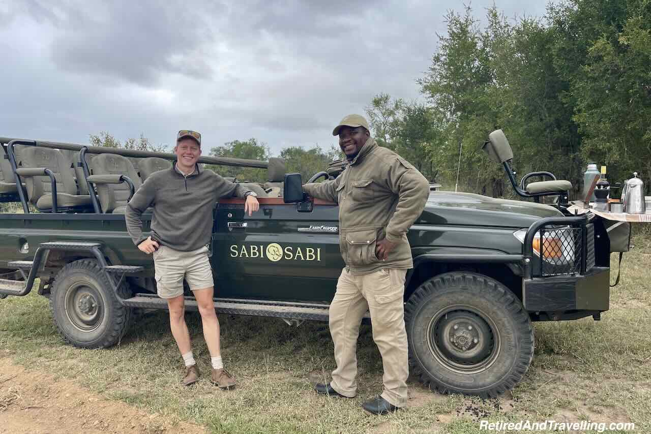 Ranger Ruan and Tracker Donald - Luxury Safari Stay At Sabi Sabi Earth Lodge in South Africa