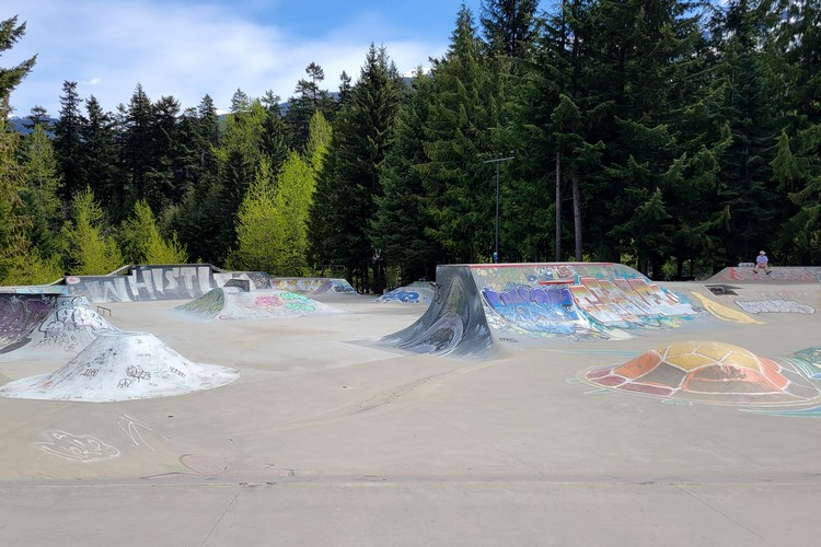 Whistler Skate Park in Whistler Village