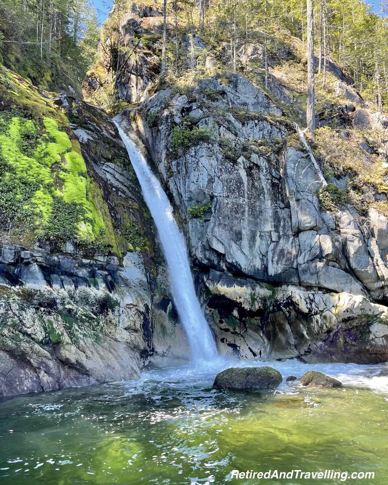 Sunshine Coast Tours Jervis Inlet Waterfall - Water Experiences On The Sunshine Coast BC British Columbia