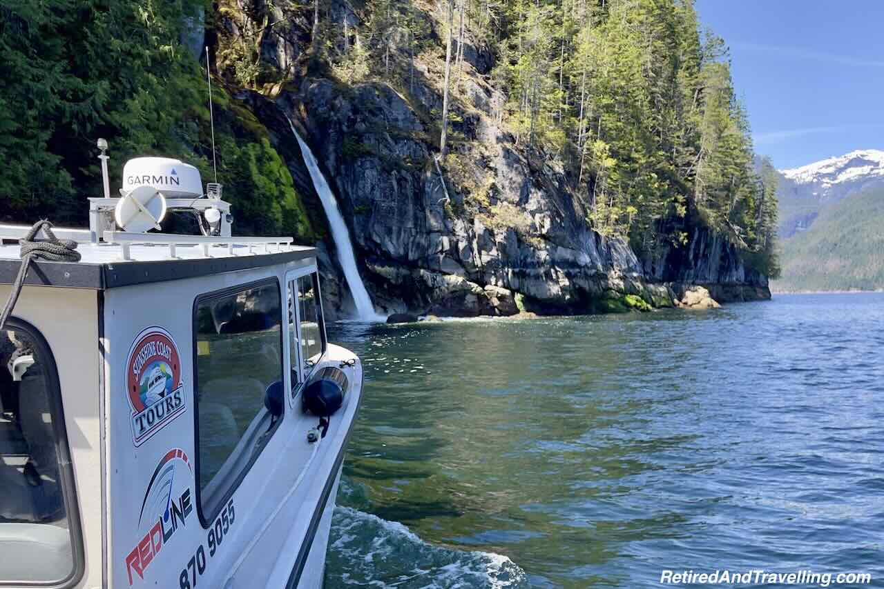 Sunshine Coast Tours Jervis Inlet Waterfall - Water Experiences On The Sunshine Coast BC British Columbia